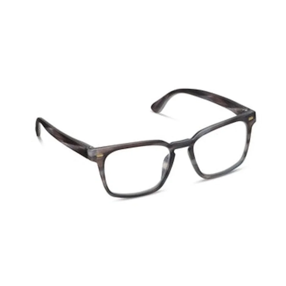 New Charcoal Jude Peepers Progressive blue light filter readers +1.50 & case